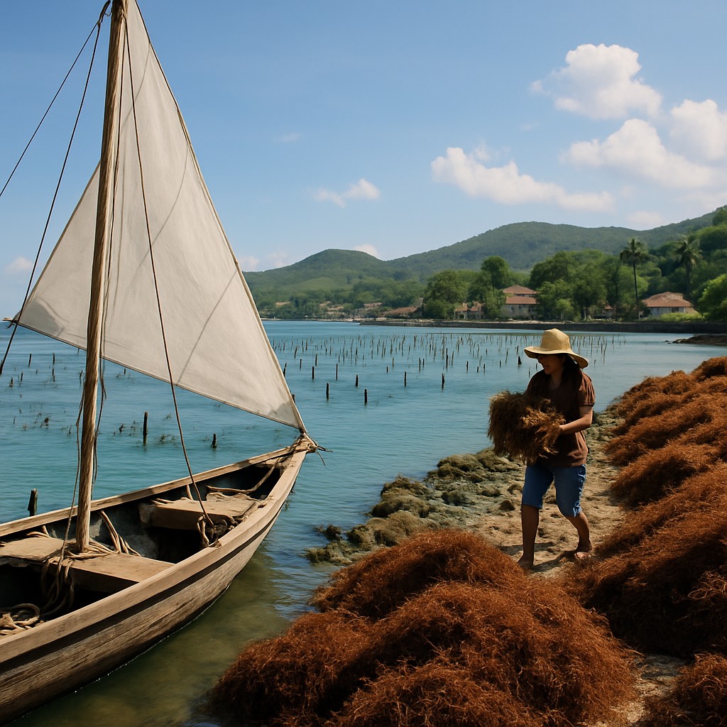 Foto till artikeln: Från segelbåt till miljörevolution – svensk entreprenör bygger rättvis tånghandel i Asien