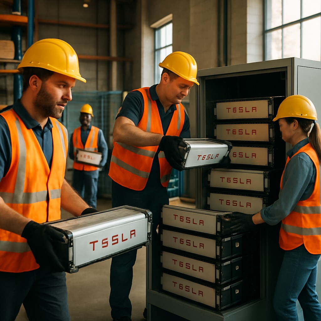 Foto till artikeln: Här förvandlas uttjänta elbilsbatterier till kraftfulla energilager