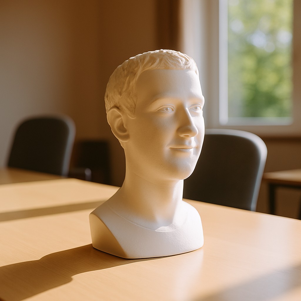 Foto till artikeln: Meta utvecklar digital kopia av Zuckerberg – ska kommunicera med anställda