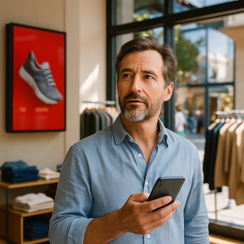 Foto till artikeln: Nu följer butiker dina rörelser – och svarar med riktad reklam