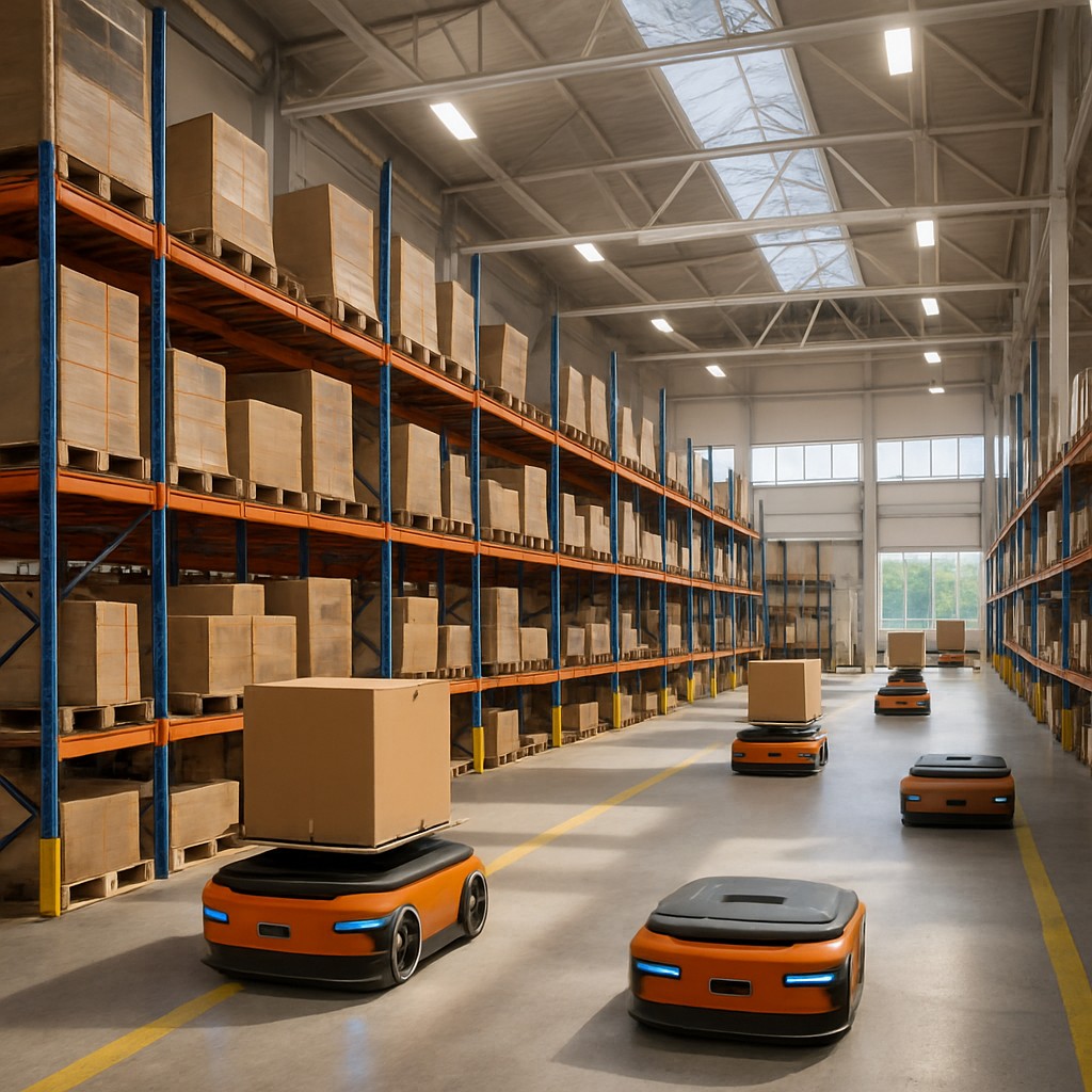 Foto till artikeln: Hälften av alla nya lager blir helt robotstyrda inom sex år