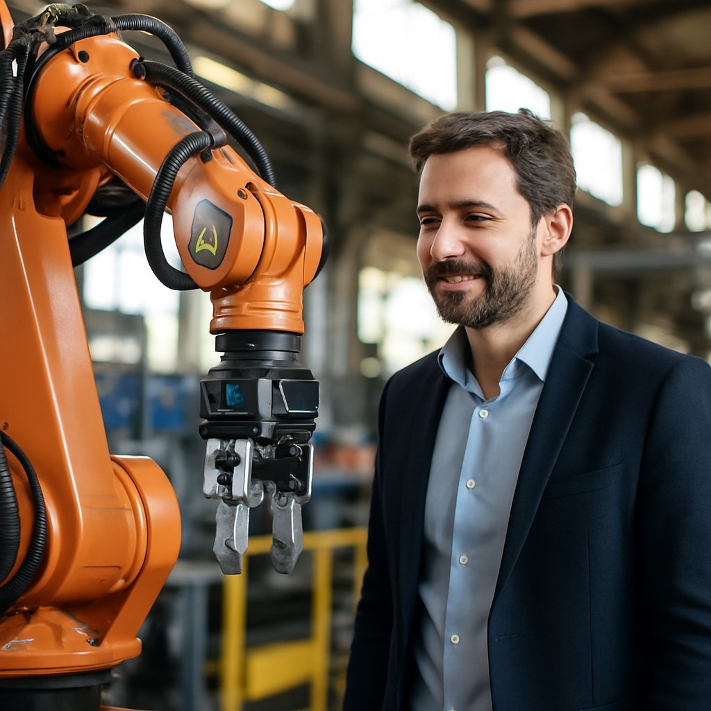 Foto till artikeln: AI-drivna robotar revolutionerar industrin – investeringar fyrdubblades till 46 miljarder