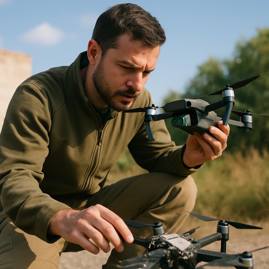 Foto till artikeln: Här är krigets nya vapen: AI-drönare som analyserar nedskjutna fiendedrönare