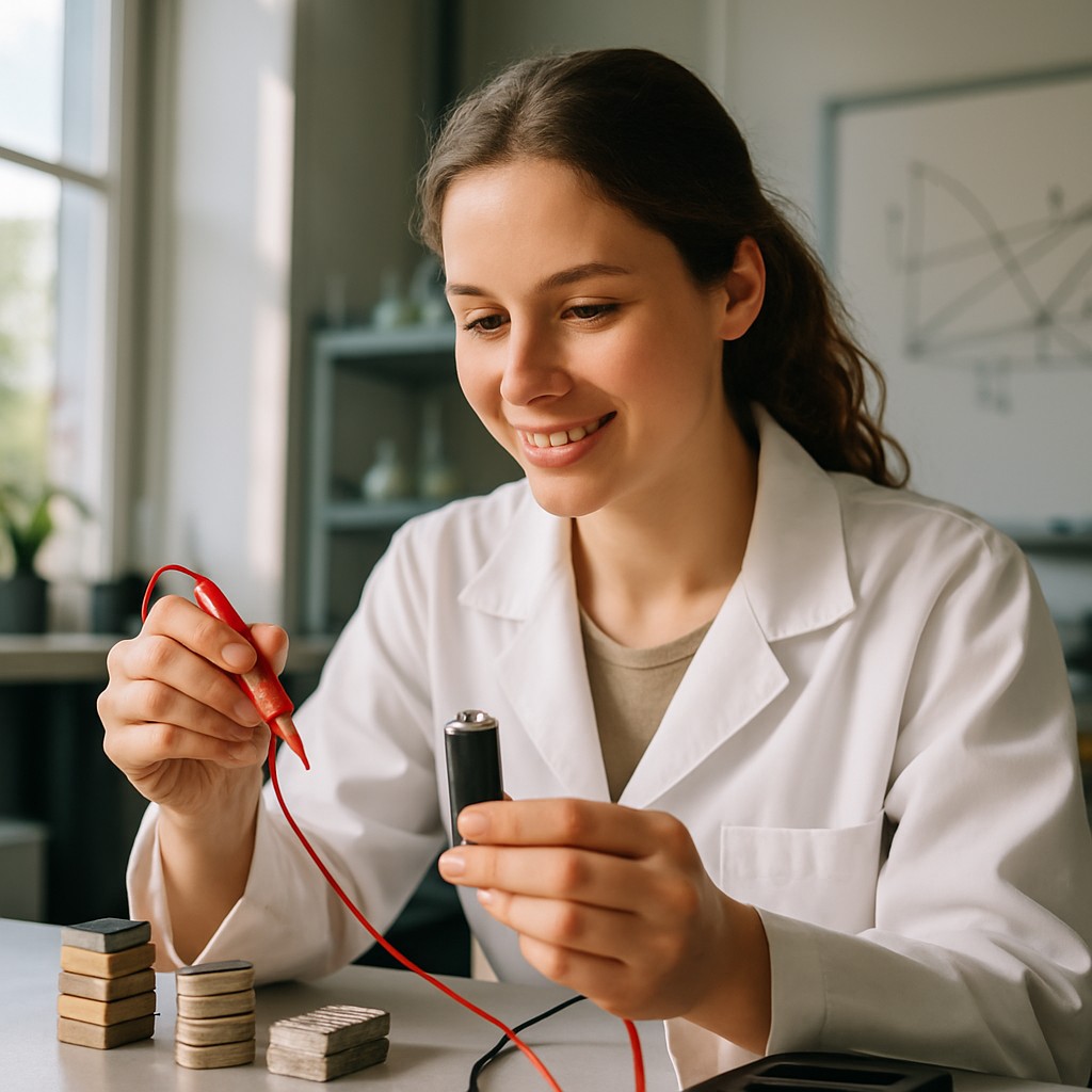 Foto till artikeln: Fysikens lagar lär maskiner att bygga bättre batterier och metaller