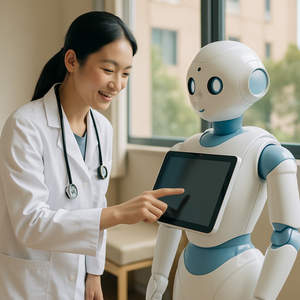 Foto till artikeln: Kina testar AI-assisterade mottagningar medan Singapore bygger 5G-infrastruktur för fjärrkirurgi