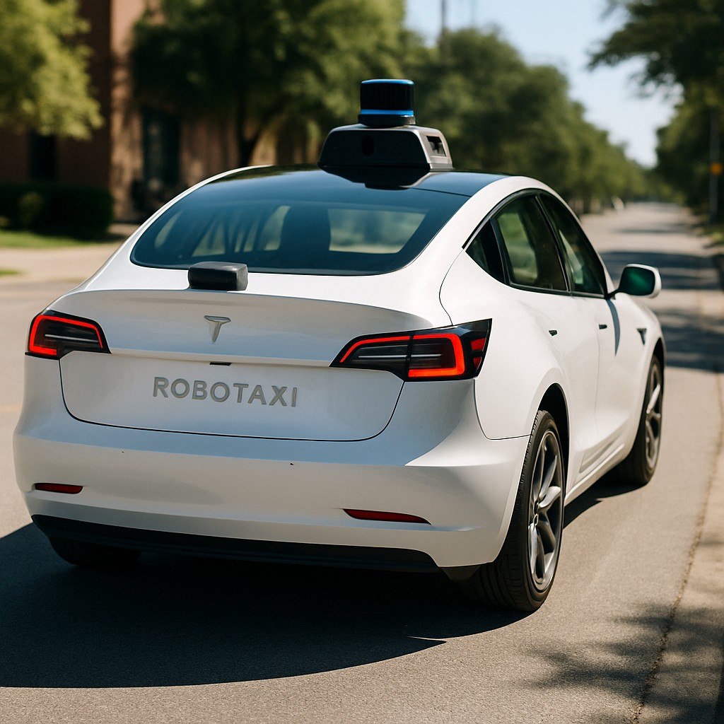 Foto till artikeln: Teslas robottaxibilar kör nu utan förare i Dallas och Houston