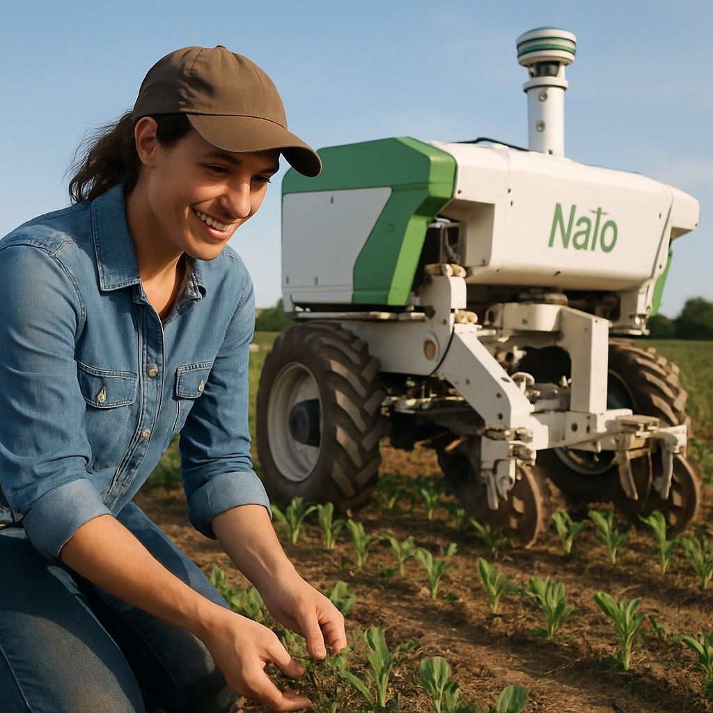 Foto till artikeln: Robotar som drar ogräs hand för hand – så räddar AI världens lantbruk