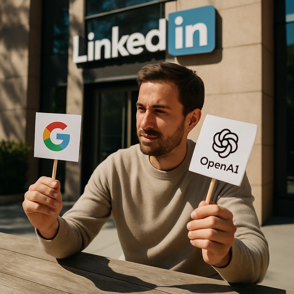 Foto till artikeln: LinkedIn lanserar blindtest mellan AI-jättar – slutet på märkeslojaliteten?