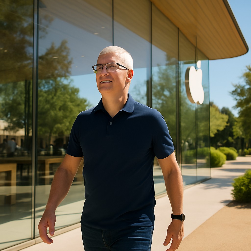 Foto till artikeln: Tim Cook lämnar Apple – efterträdaren ärver AI-racets största utmaning