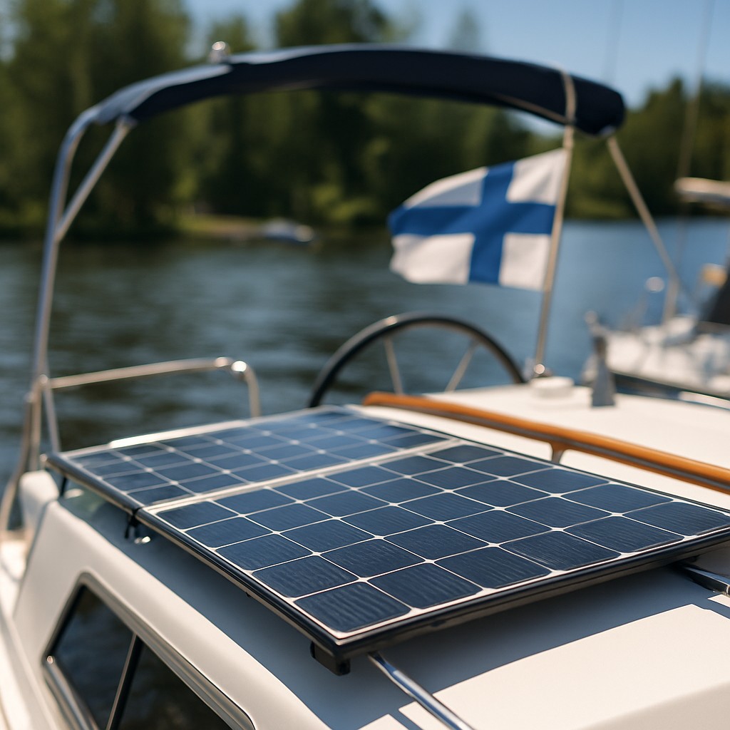 Foto till artikeln: Finsk båtbyggare på väg till Spanien – utan att tanka en droppe bränsle