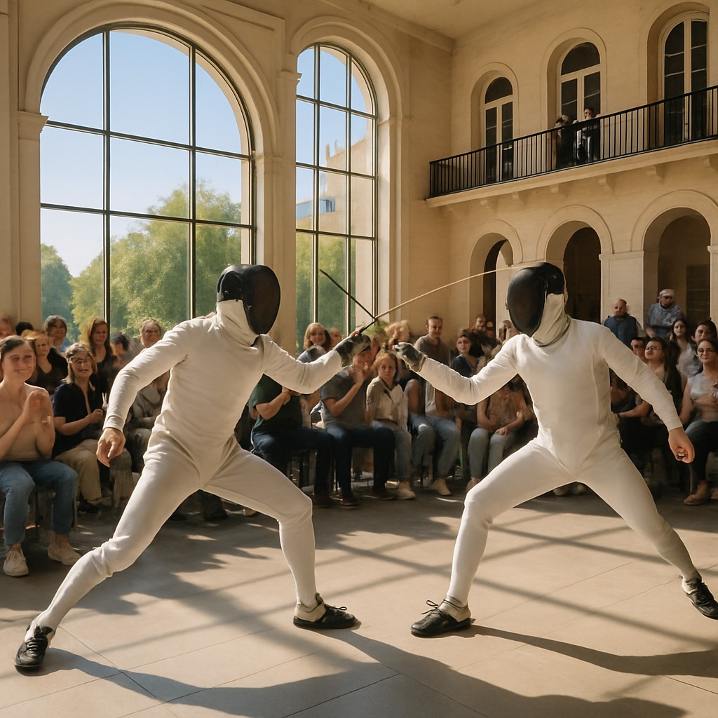 Foto till artikeln: AI-teknik förvandlar fäktning till viral sensation – hundratals miljoner följer klingornas dans