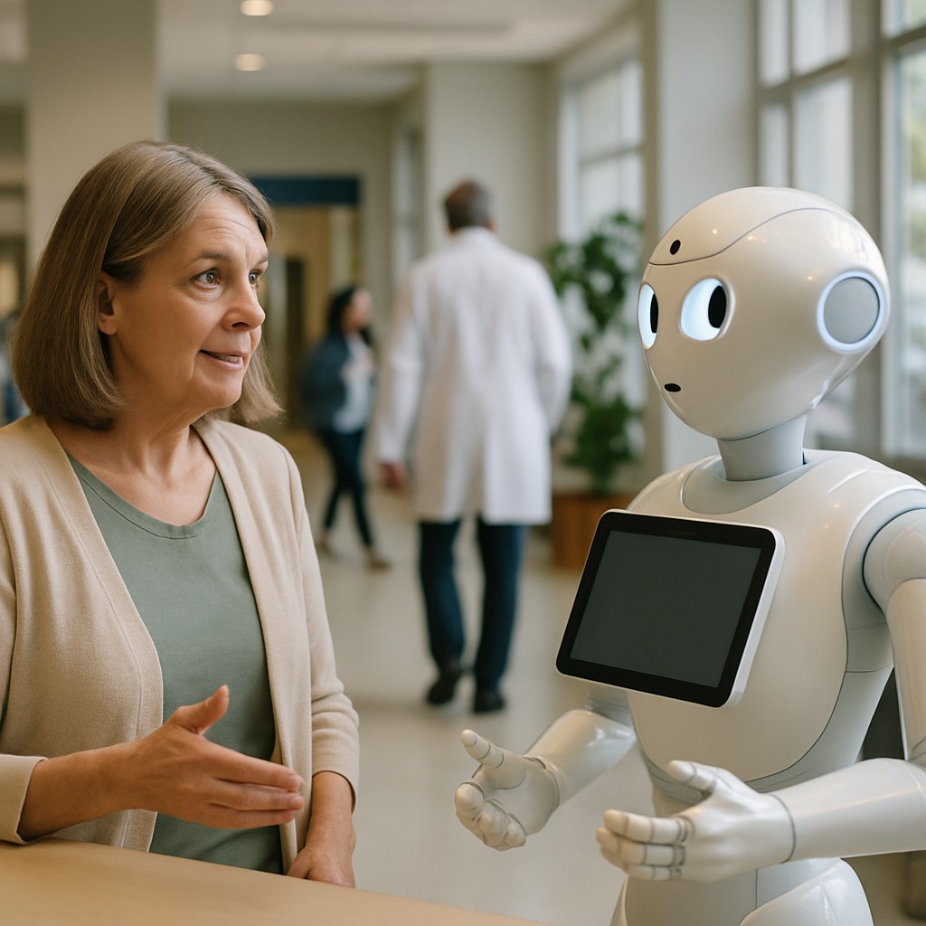 Foto till artikeln: AI-robotar hanterar patientsamtal och automatiserar bolånekontroller