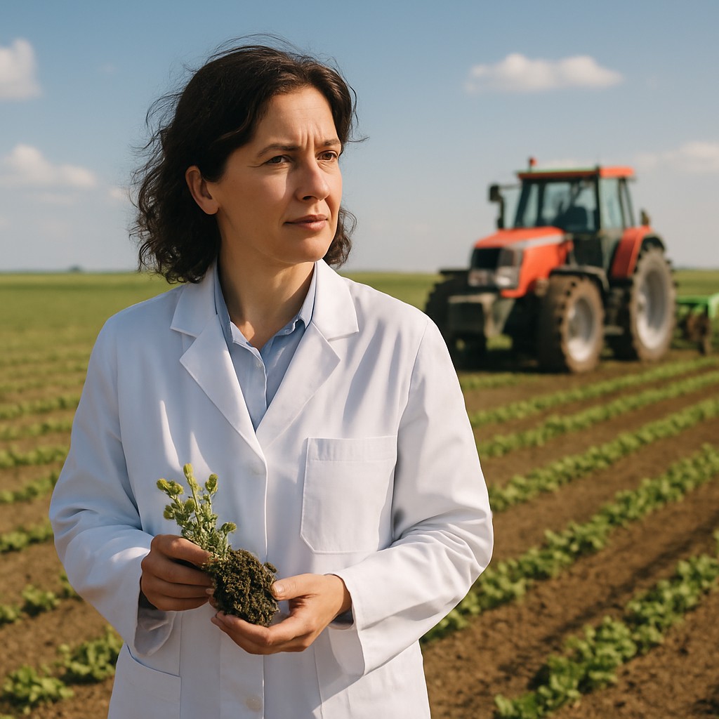 Foto till artikeln: Här är framtidens jordbruk: Satelliter styr traktorer och mikrober bekämpar ogräs