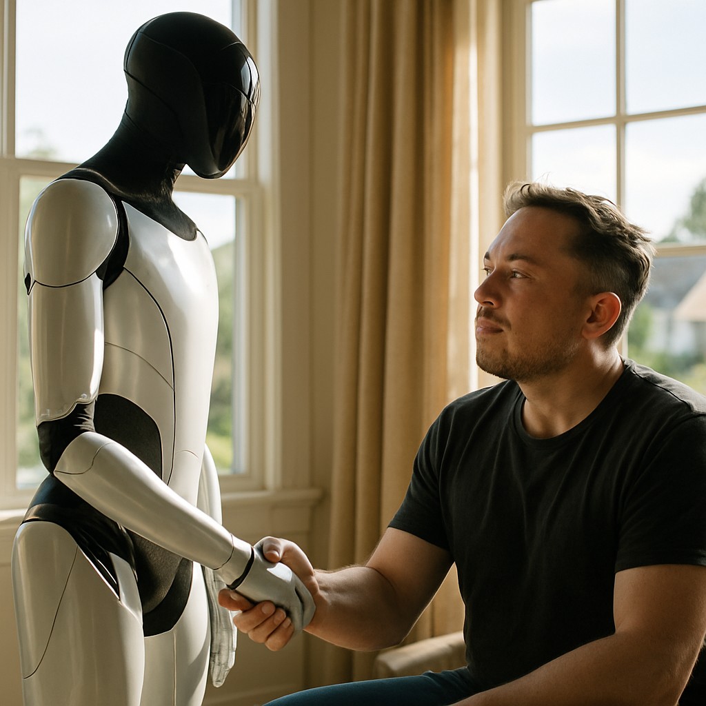 Foto till artikeln: Musk: Bara robotar kan rädda USA från konkursen