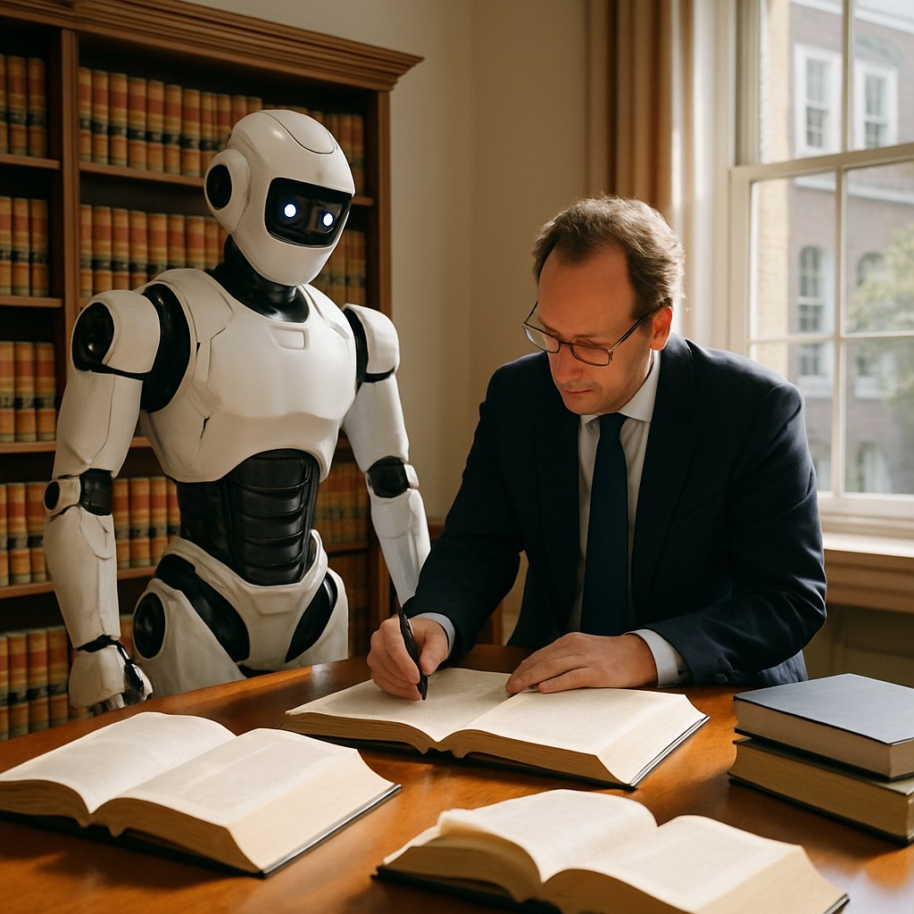 Foto till artikeln: Kodande robotar ska rädda advokatbyråer – men var tar tiden vägen?