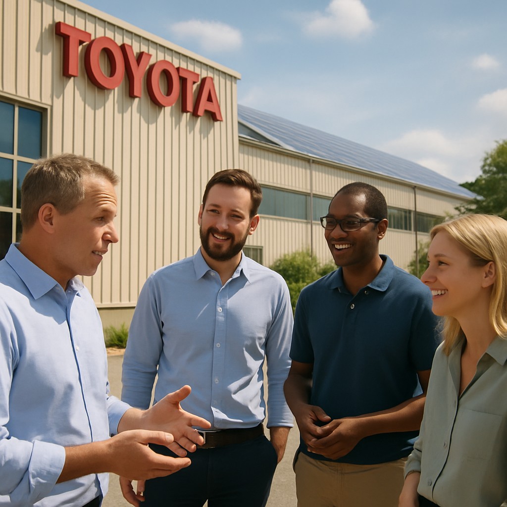 Foto till artikeln: Så fick Toyota sin fabrik klimatneutral – och ny AI-teknik låter konkurrenter samarbeta säkert