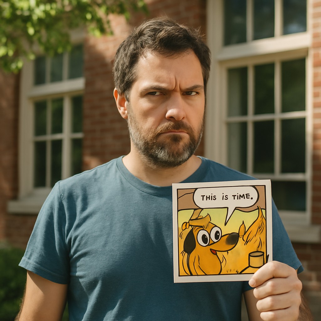 Foto till artikeln: Känd meme stulen av AI-företag – 'This is fine'-skaparen slår tillbaka