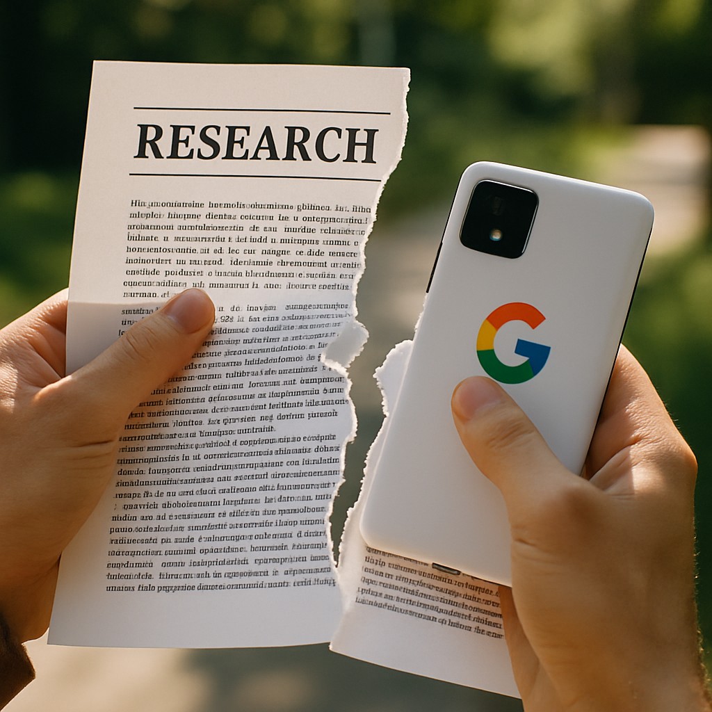 Foto till artikeln: Googles AI sprider förtal och forskare återkallar fejkstudier – varför kan inte tekniken skilja på sant och falskt?