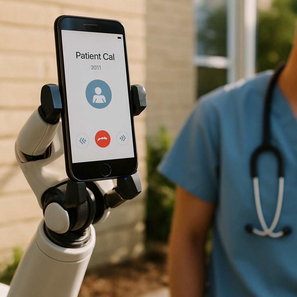 Foto till artikeln: Robotarna ringer dina patientsamtal – och det är bara början
