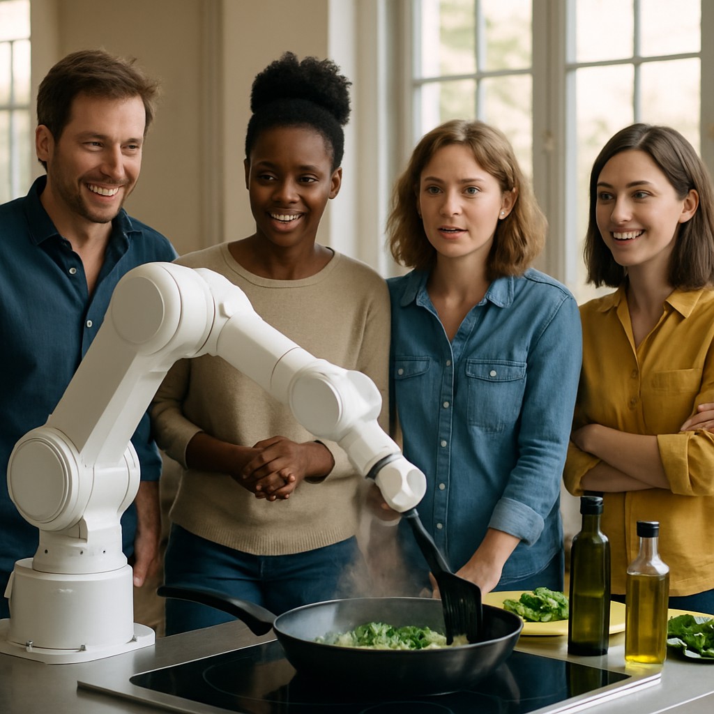 Foto till artikeln: Robotar lär sig laga mat när AI-genombrott säkrar miljonsatsningar