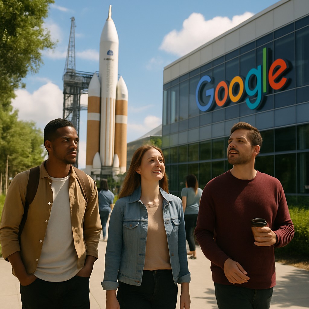 Foto till artikeln: AI-tillväxten stöter på hårdvarans gränser – Google utreder datacenter i rymden