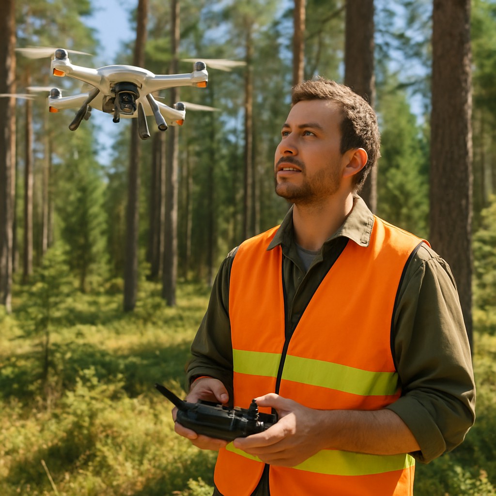 Foto till artikeln: Deep Forestry säkrar 33 miljoner för revolutionerande skogsdrönare - visar nordisk techs globala dragningskraft