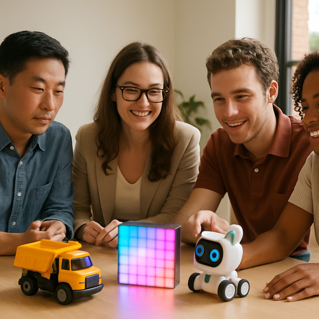 Foto till artikeln: Medan Kina lanserar självkörande lastbilar satsar Nanoleaf på AI-leksaker