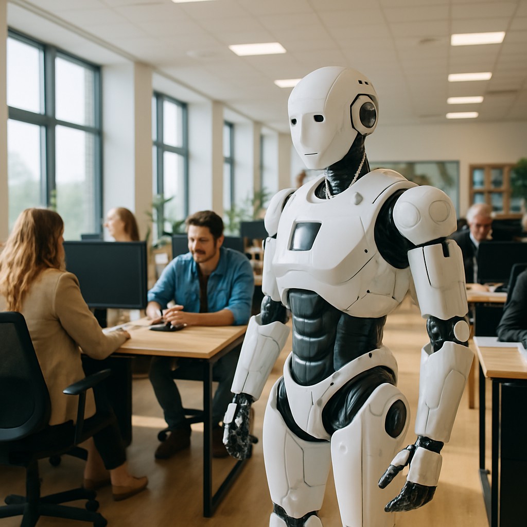 Foto till artikeln: AI-robotar tar över hela företag – svenska jobb hotade i omvälvningen