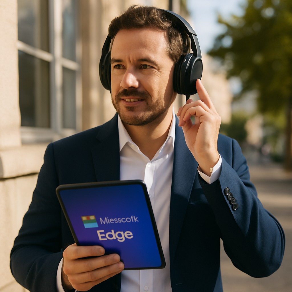 Foto till artikeln: Edge blir Microsofts AI-satsning mot Google – kan skapa poddsändningar av allt du läser