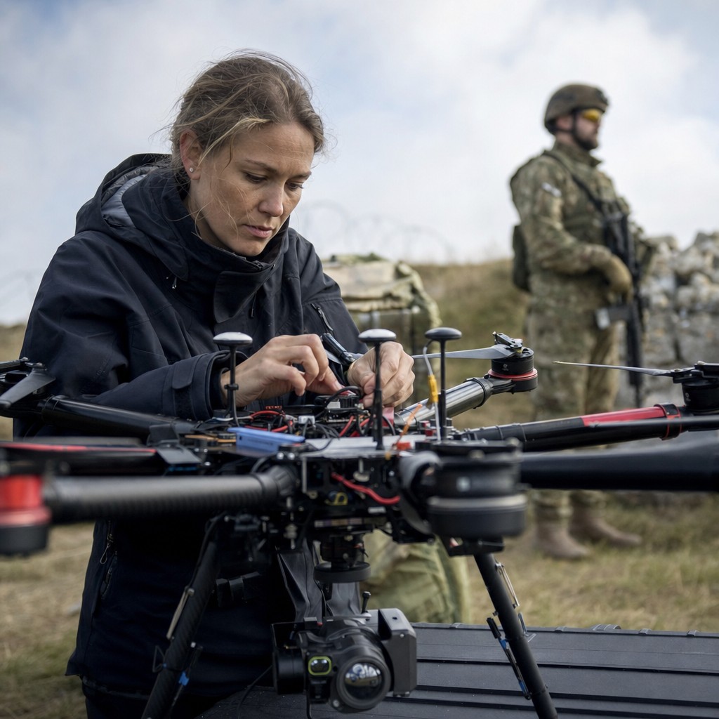 Foto till artikeln: AI lämnar skärmarna – tar kontroll över drönare och robotar