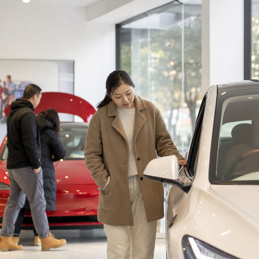 Foto till artikeln: Tesla under press: Försäljningen rasar i Kina – och BYD stärker sitt grepp