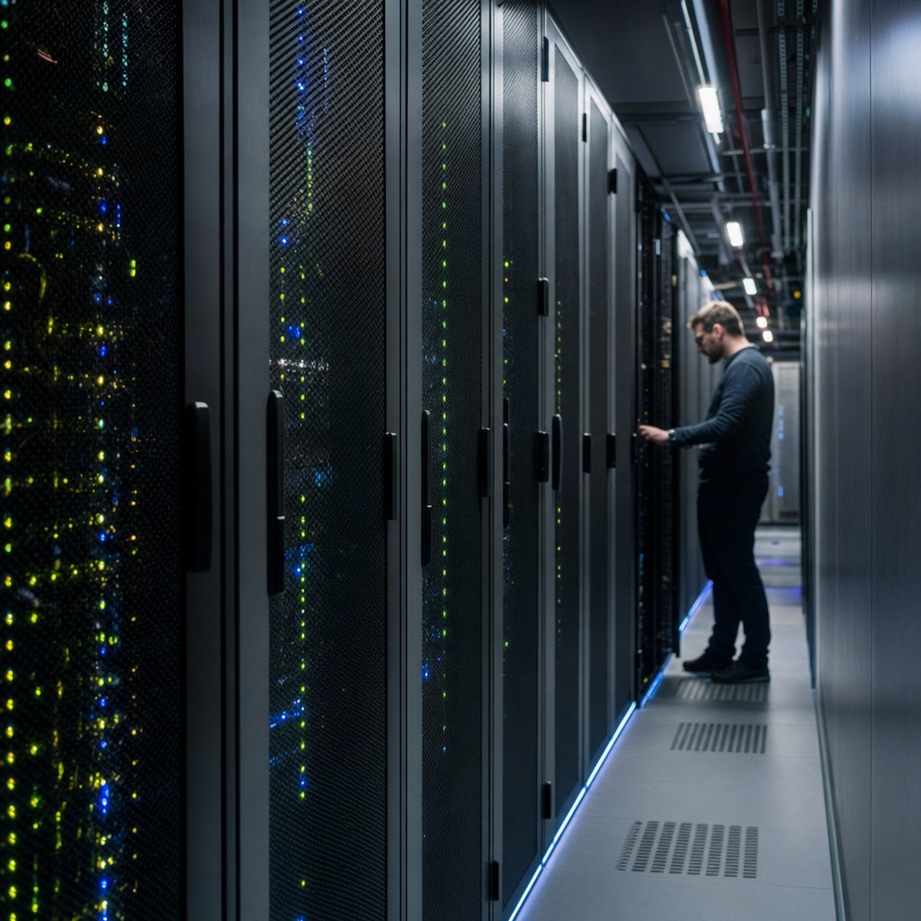 Foto till artikeln: Varje AI-svar kostar ström: Datacentrens elbehov väntas tredubblas på tio år