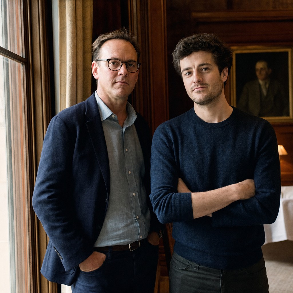 Foto till artikeln: Arvtagaren och uppstickaren — två män som ritar om kartan över det digitala nyhetslandskapet