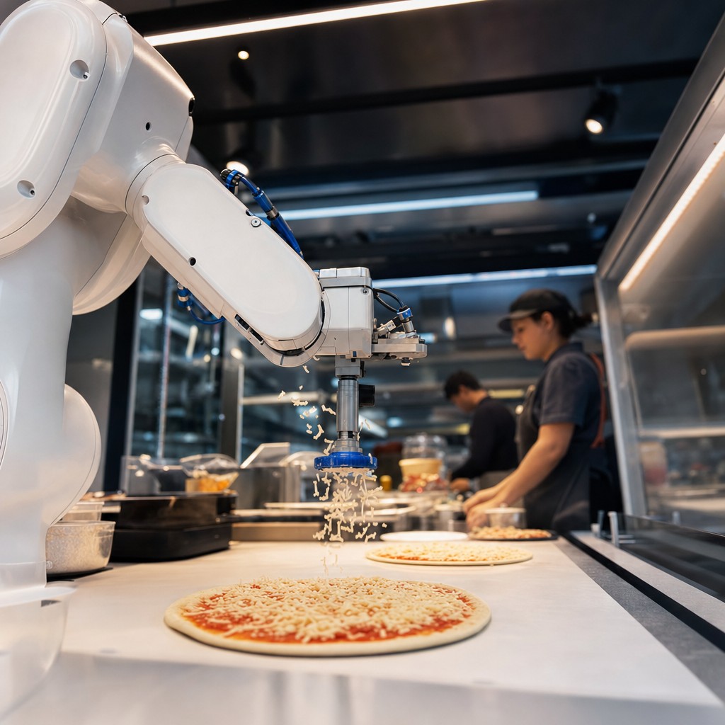 Foto till artikeln: Robotarna kan baka pizza – men ingen har lyckats tjäna pengar på det