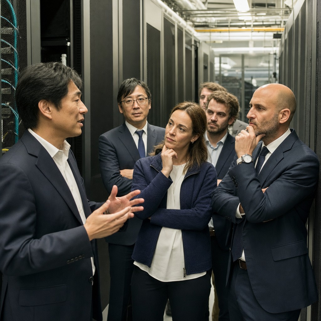 Foto till artikeln: Hundratals miljarder rullar in i Europa – Softbank planerar gigantdatacenter i Frankrike medan IBM och Red Hat satsar på säker mjukvara