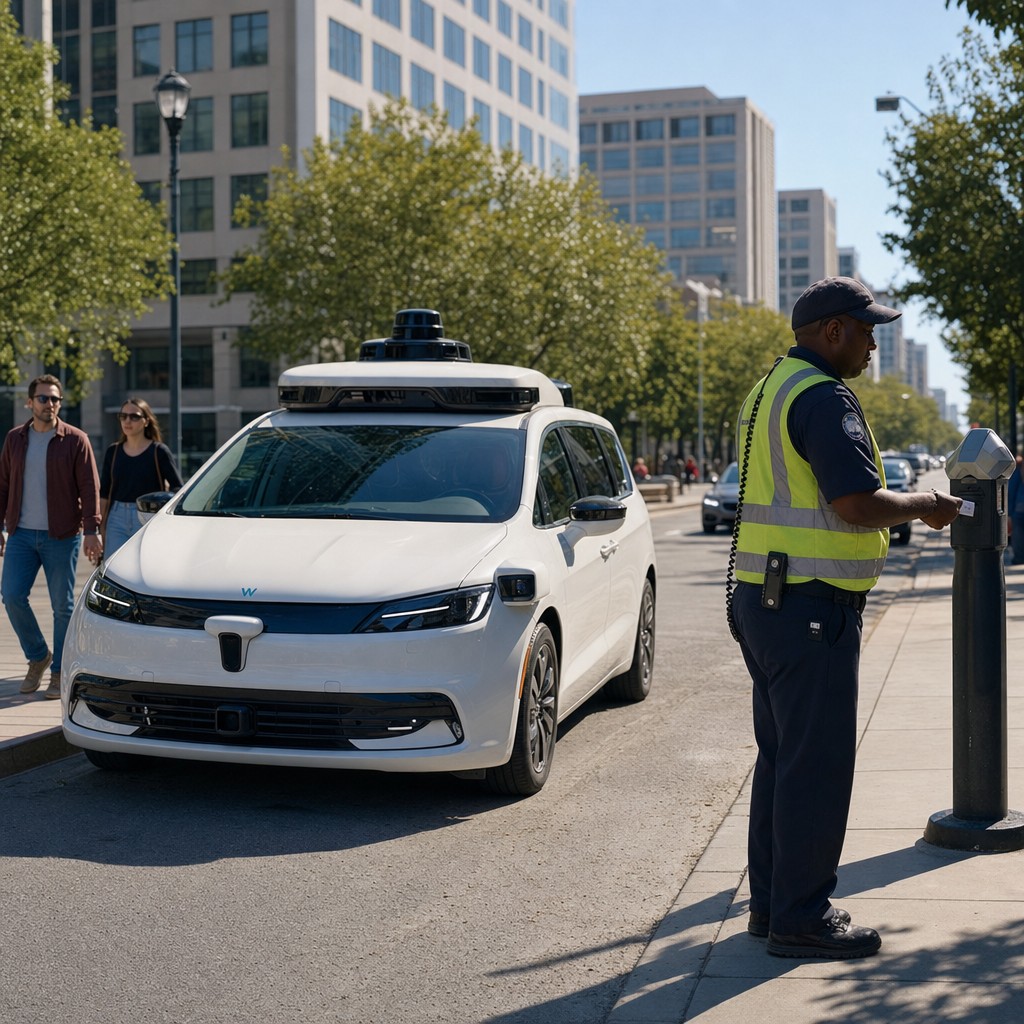 Foto till artikeln: Robotaxi och parkeringsvakt: så smyger självkörande teknik in i vardagen