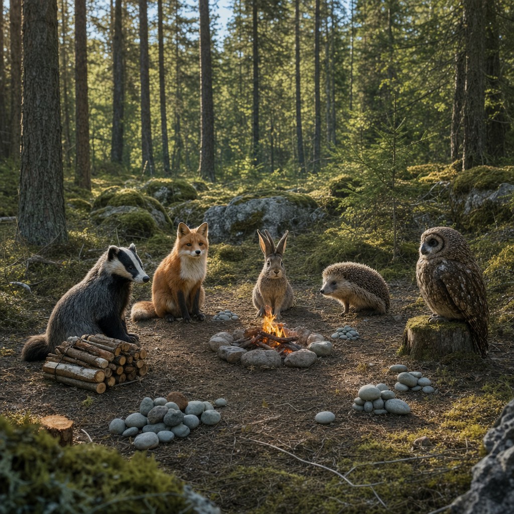 Foto till artikeln: Fem djur och en liten språkmodell byggde en fungerande marknad – det visar mer än du tror