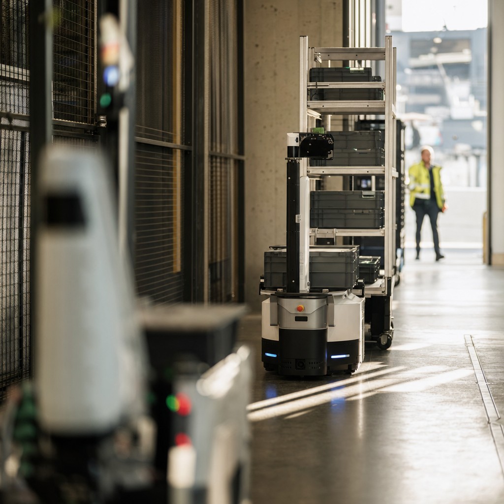 Foto till artikeln: Utan exakt tidsstyrning kan framtidens robotar inte litas på – men branschen underskattar problemet