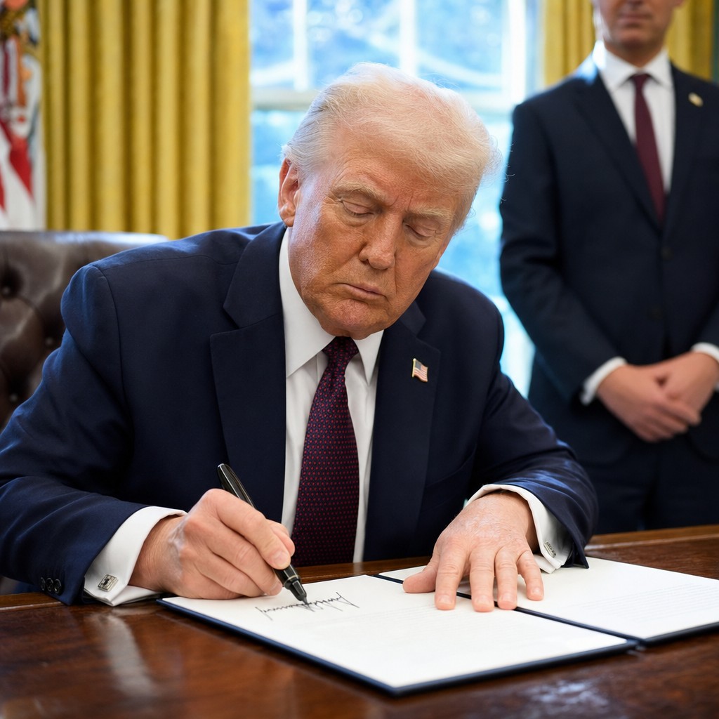 Foto till artikeln: Frivilligt nu — tvång sedan? Trump gör AI till USA:s nya cybersköld