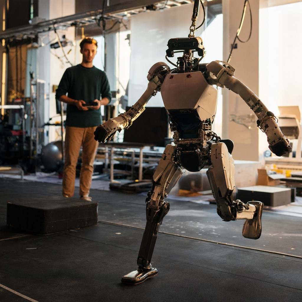 Foto till artikeln: Robotar lär sig röra sig och anpassa sig i realtid — tre forskningsresultat pekar på ett skifte i robotiken