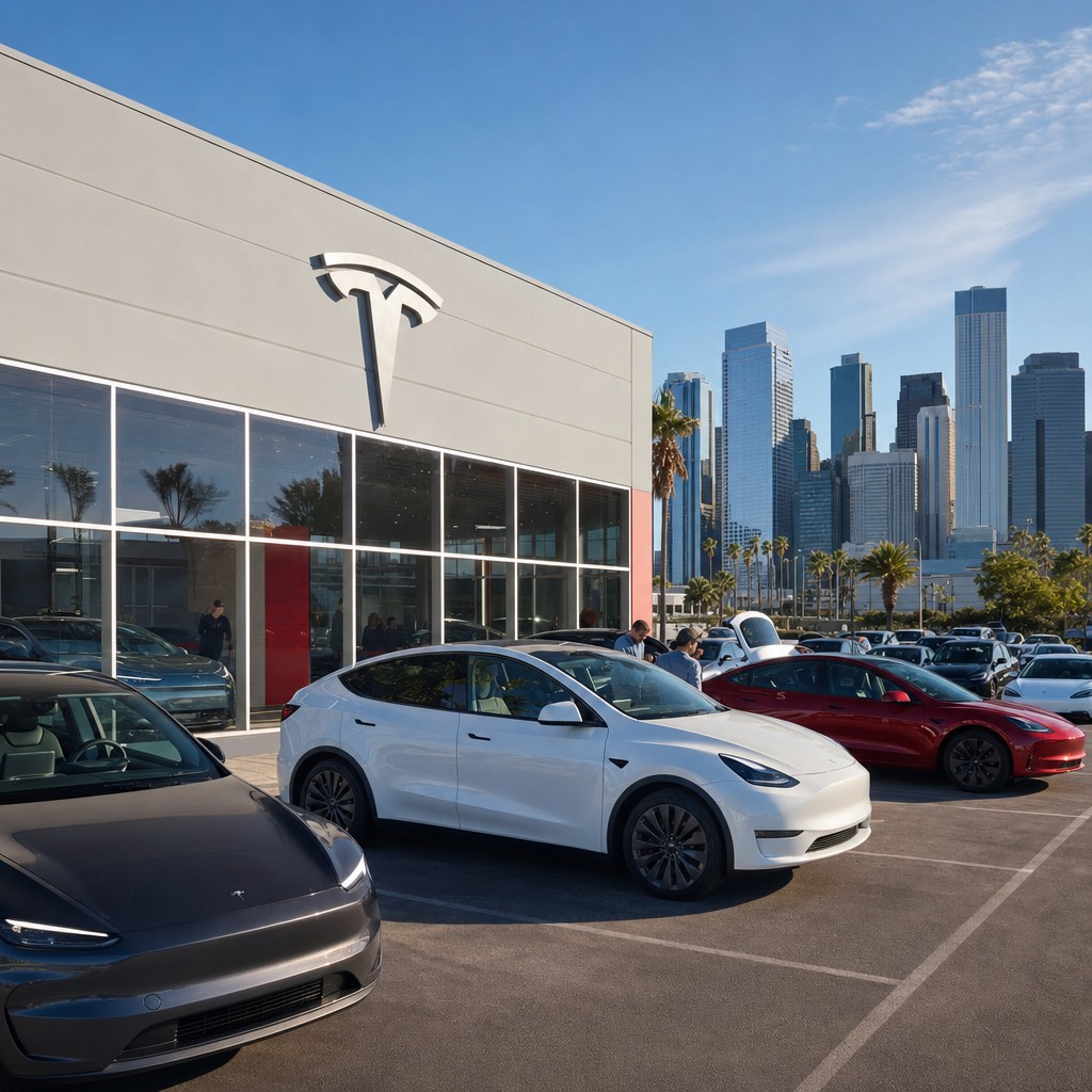 Foto till artikeln: Tesla säljer färre bilar till högre pris – ändå vinner de. Hemligheten heter AI