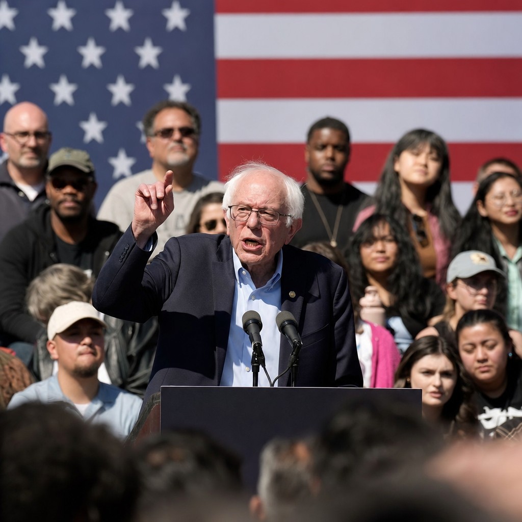 Foto till artikeln: Vem äger AI-revolutionen? Sanders kräver att folket får sin del