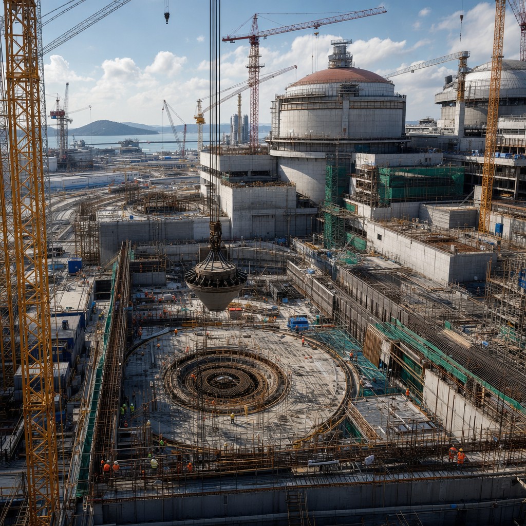 Foto till artikeln: Kärnkraftens vägskäl: Kina satsar på giganter medan väst jagar den lilla reaktorns löfte