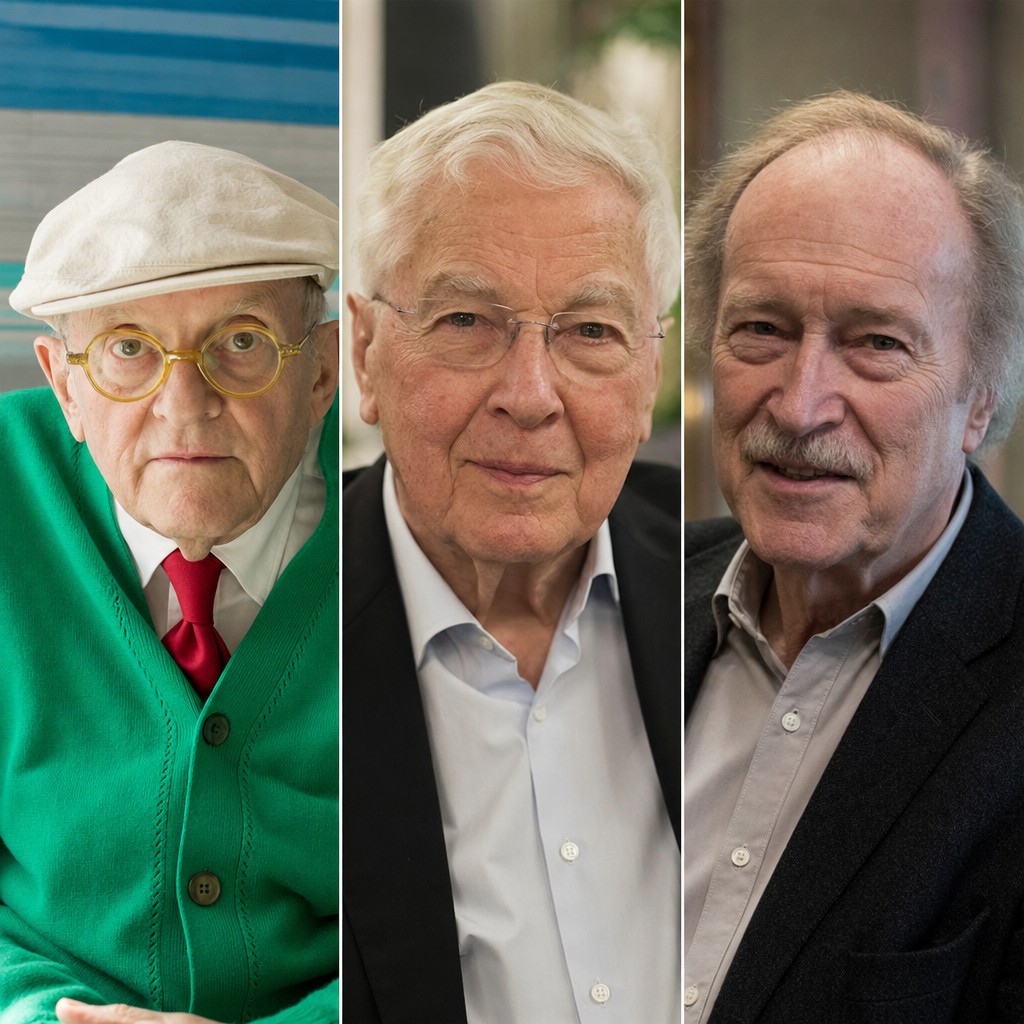 Foto till artikeln: Tre legender gick bort samma vecka — Hockney, Shalit och Dreesen lämnar kulturvärlden fattigare