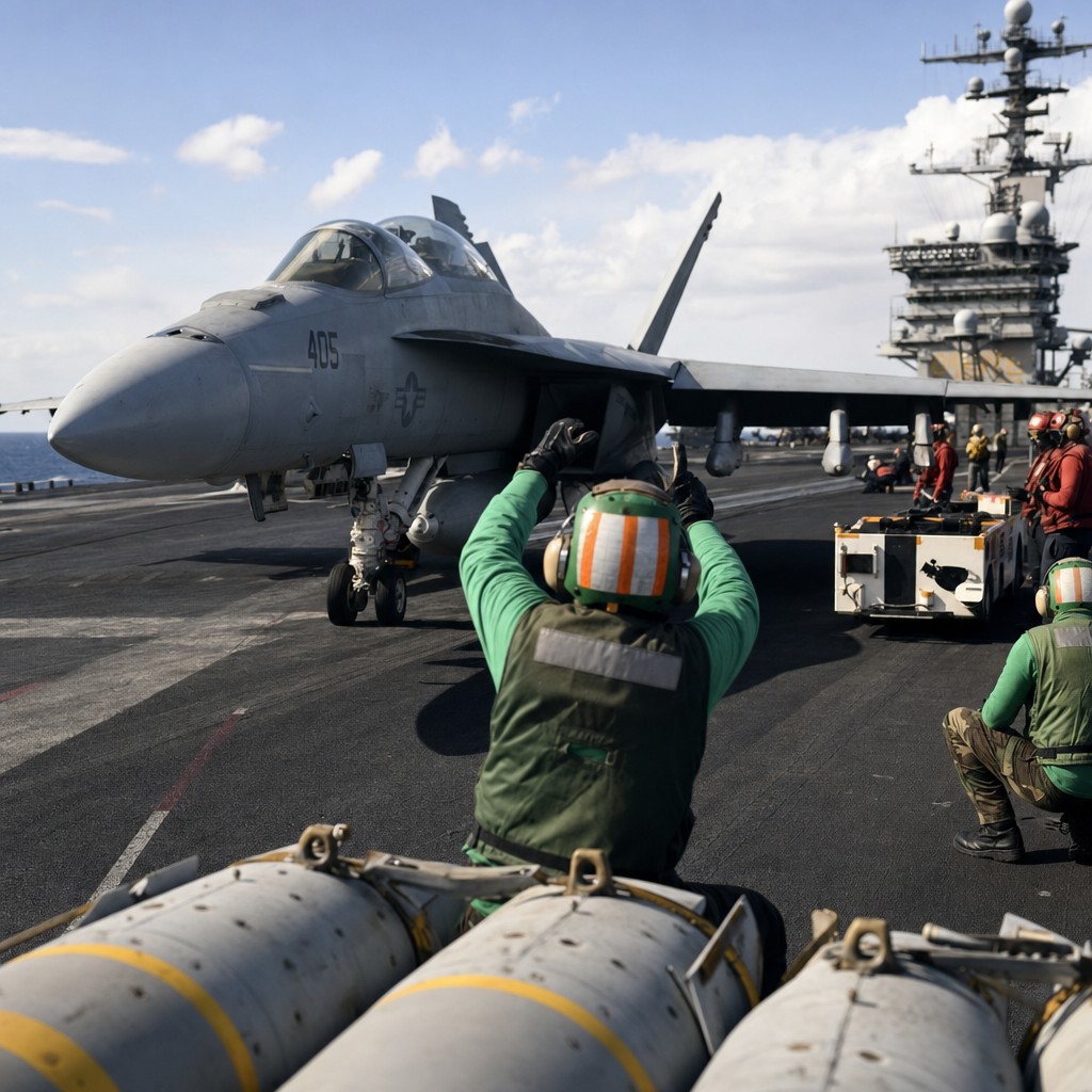 Foto till artikeln: Kommersiell AI användes som beslutsstöd under USA:s angrepp mot Iran — med över 2 000 vapen avfyrade