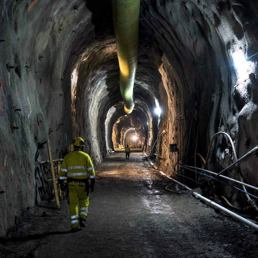 Foto till artikeln: Varannan dag en sprängning – så spränger Norge fram världens djupaste undervattenstunnel för vägtrafik