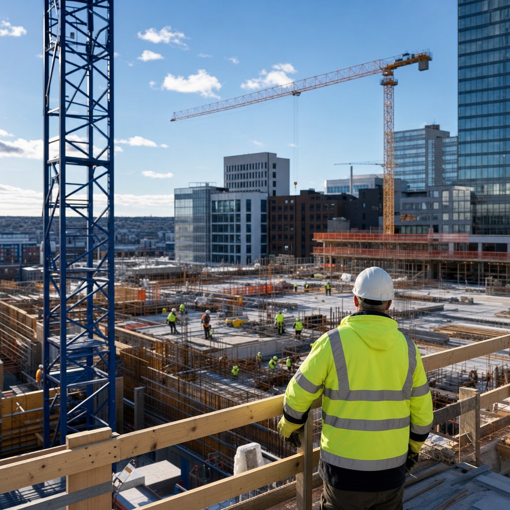 Foto till artikeln: Byggbranschen vaknar äntligen – inbyggd AI och smart bildupptagning kan förändra hur projekt styrs och skyddas