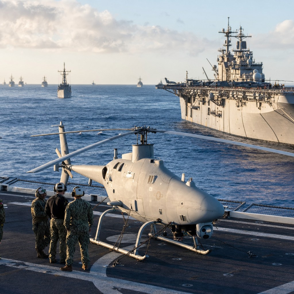 Foto till artikeln: RIMPAC 2026: Rekordmånga drönare markerar ett vägskäl för framtidens krigföring