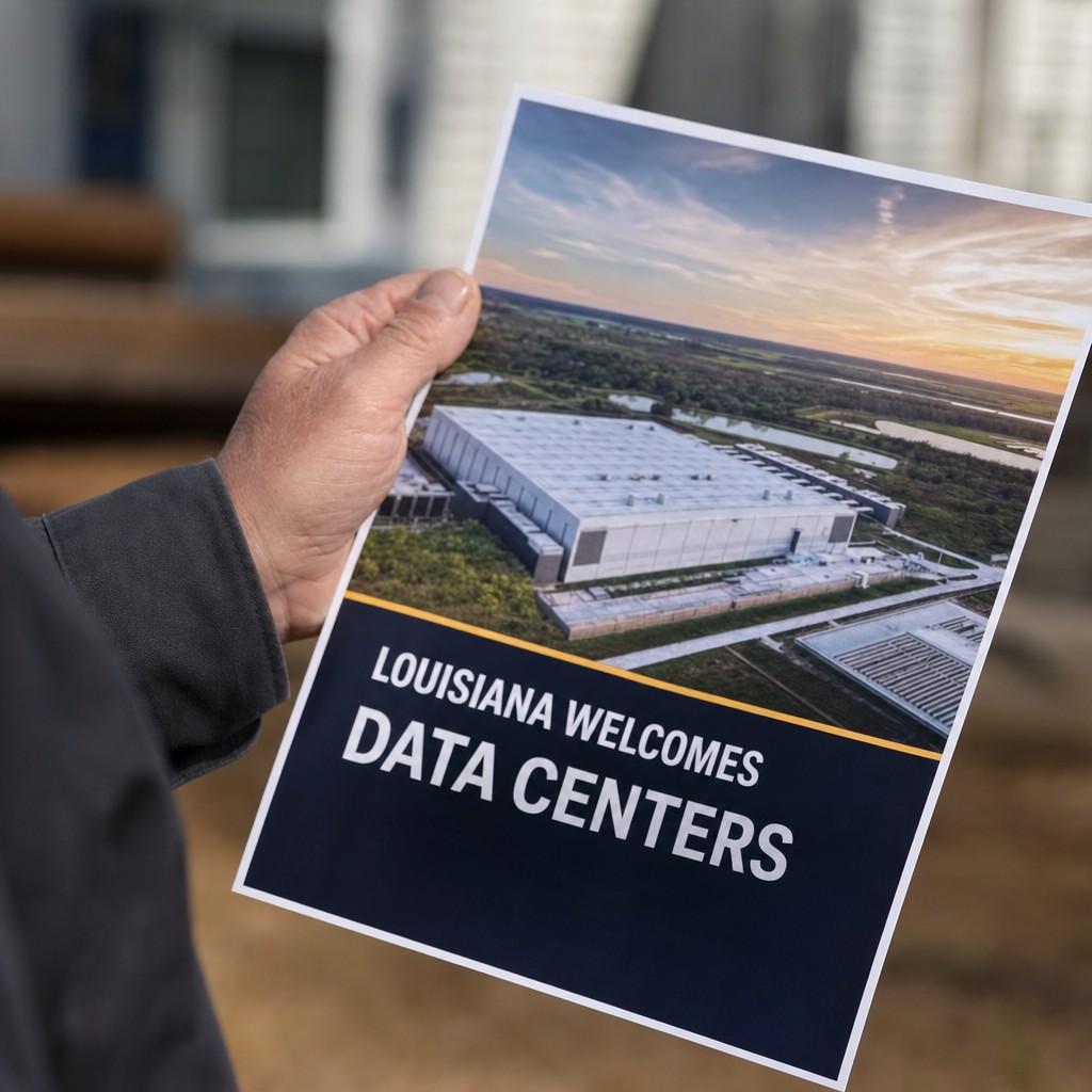 Foto till artikeln: Grannarna sover inte – men Louisianas datacenter-löften håller heller inte