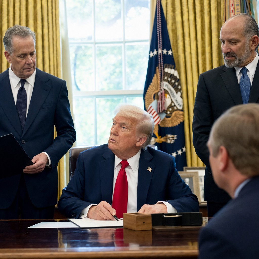 Foto till artikeln: USA hotar Europa med hundraprocentiga tullar – och begränsar tillgången till avancerad AI